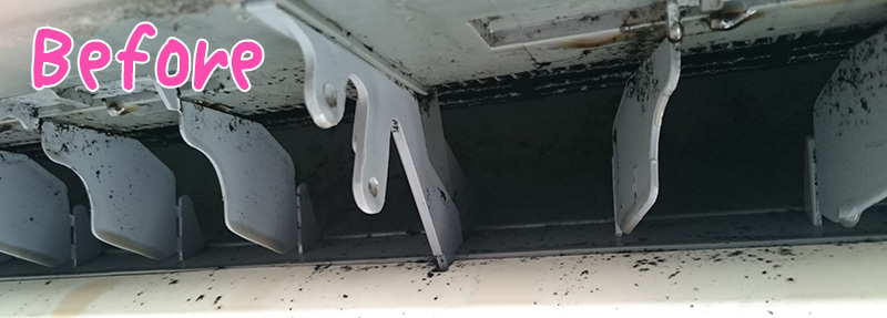 エアコン掃除前